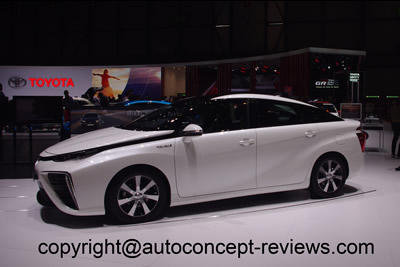 Toyota Mirai Hydrogen Fuel Cell Electric Automobile 